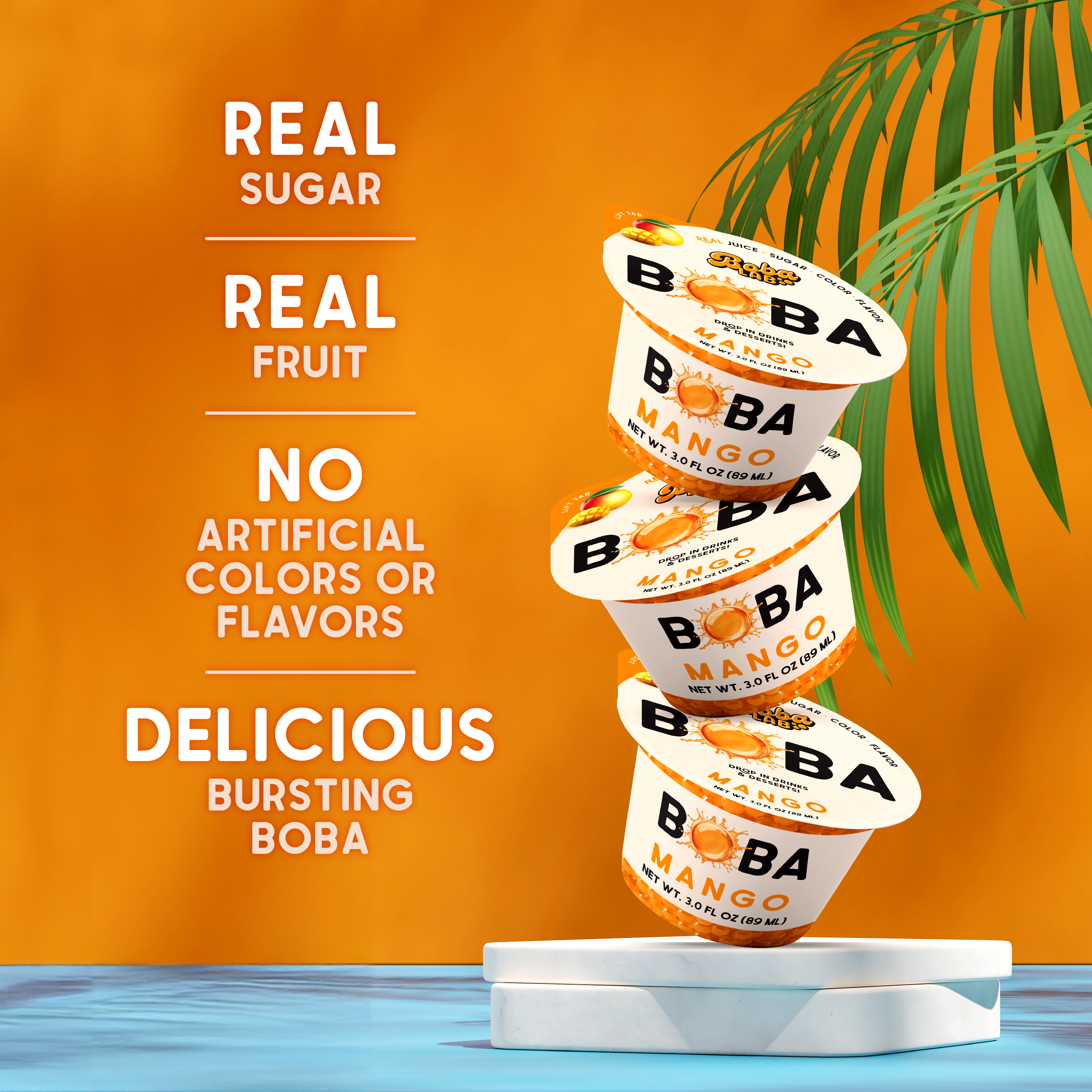 Bobazz To Go Boba Cup Mango 100g - Case of 32 – Boba Beverage Innovations